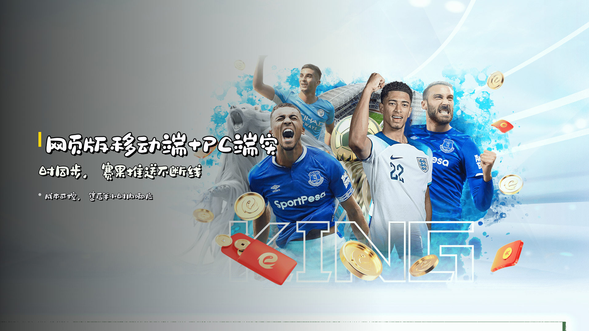 网页版<strong>移动端+PC端</strong>实时同步,赛果推送不断线
